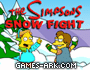 Play Simpsons Snow Fight