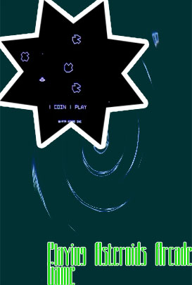 Asteroids arcade game